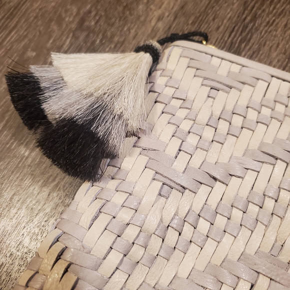 NWT Kempton & Co. Tresco Medium Pouch - Smoke & Chalk - Picture 9 of 12